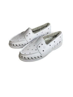 Women's Sperry White Faux Fur Lined Flats & Loafers Size 11